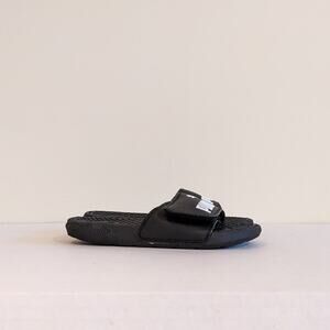 Puma Cool Cat V Slide Sandal Size 12 Black Hook & Loop Shoes